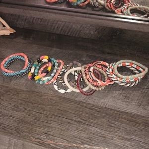 HUGE set of Lilly and Laura bracelets!